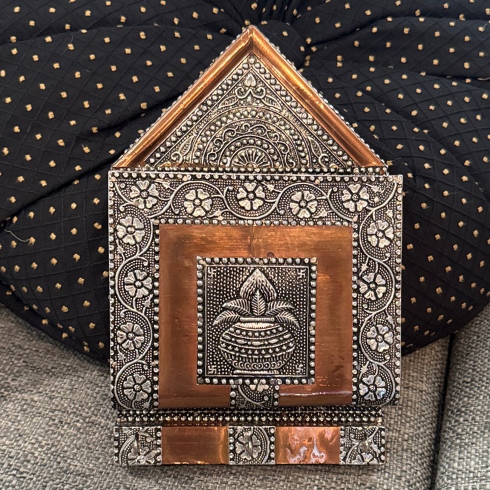 Indian Copper Letter & Key Holder